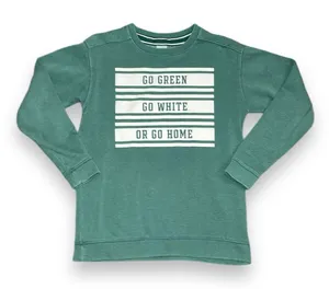 Victoria's Secret Pink Collegiate Crewneck‎ Pullover Oversized Sweatshirt thumbnail 1
