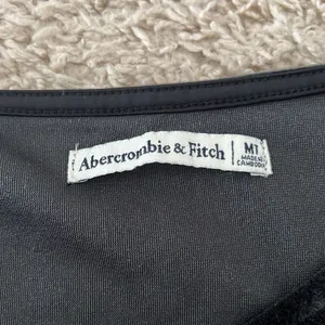 Abercrombie Long Sleeve Asymmetrical Velvet Mini Dress thumbnail 4