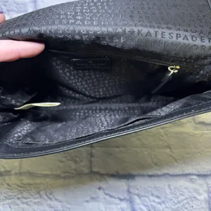Kate Spade Black Tilden Place Alek Leather Crossbody Bag Great Condition thumbnail 6
