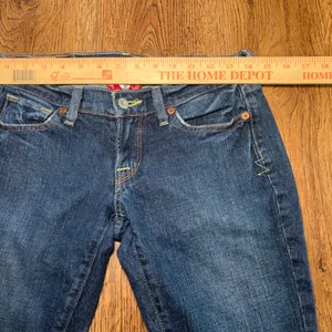 Y2K Lucky Brand‎ Zoe Straight Jeans Womens 0/25 Dungarees Hipster Low Rise Denim thumbnail 5