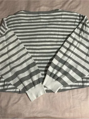 Daily Practice by Anthropologie Long-Sleeve Striped Sweater Size 3X thumbnail 4