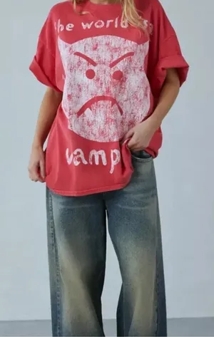 New Smashing Pumpkins The World Is A Vampire Graphic Tee Urban Outfitters L/Xl thumbnail 1