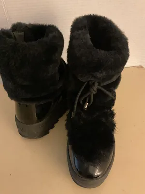 Pajar women leather Faux Fur platform boots. 6 thumbnail 6
