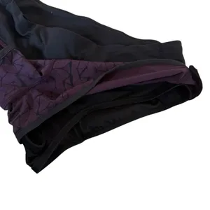 Lululemon Speed Shorts Size 6 Star Crushed Black Cherry Running Pockets Fitness thumbnail 9