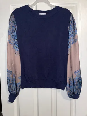 Boutique Blue Sweater thumbnail 1