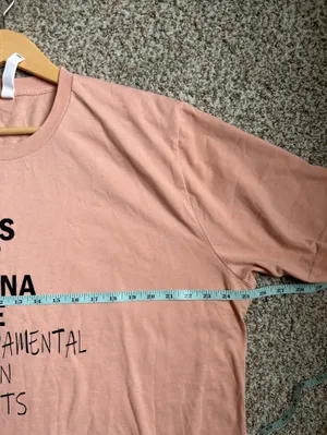 Girls Just Wanna Have Fundamental Human Rights Pink Tee 2X Girl Power Casual thumbnail 6
