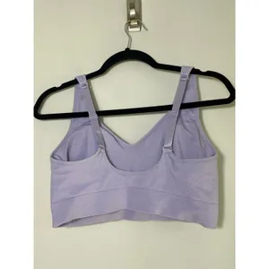 Puma Lavender Seamless Convertible Sports Bra Size L Adjustable Straps thumbnail 2