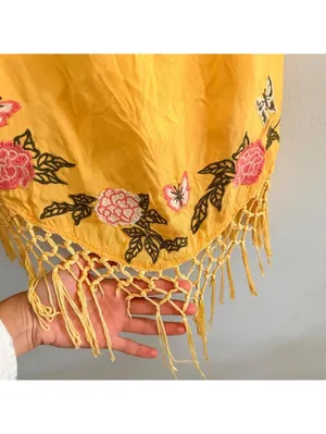 Urban Outfitters Carmen Embroidered Fringe Mini Dress thumbnail 4