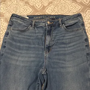 American Eagle Outfitters Women's Super High Rise Jegging in Blue Size 12 Long thumbnail 2