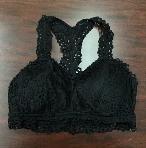 Maurices Black Lace Bralette Size Medium thumbnail 1