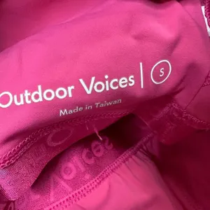 Outdoor Voices One Shoulder Dress in 2 tone Pink Size Small thumbnail 6