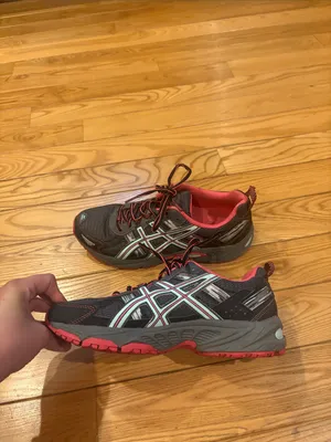 Asics Size 9.5 Gel-Venture 5 Pink and Grey Running Athletic Shoes thumbnail 5
