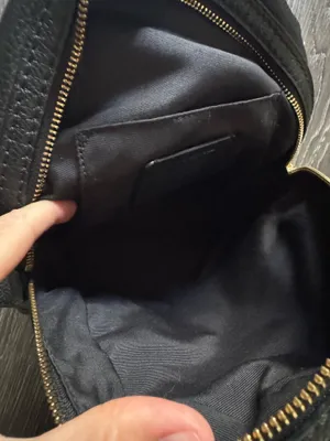 Coach Leather Backpack Black thumbnail 5