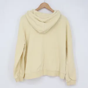H&M Hoodie Womens S Divided Basic Yellow Pullover Dropped Shoulder Excellent thumbnail 5