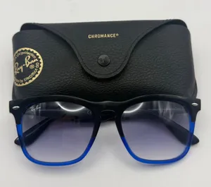 Ray-Ban Steve RB4487 6632/19 Sunglasses Black Blue Gradient 54-18-145 Italy thumbnail 1