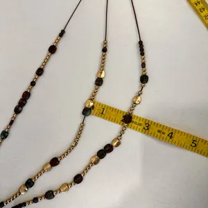 Vintage Multi Strand Women's Necklace Beaded Multicolor Classic Fashion Jewelry thumbnail 5