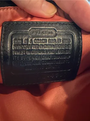 Coach Legacy Signature Jacquard Black Tan Swingpack Crossbody Y2K Gold thumbnail 4