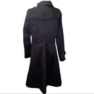 London Fog Black Trench Coat thumbnail 2
