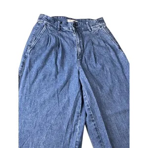 Madewell Wide Leg Pleated Jeans Medium Wash Blue High Rise‎ Trouser Size 0 thumbnail 3
