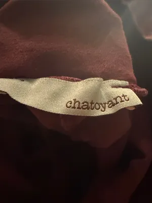 Chatoyant High-Rise Flare Pants – Dusty Rose/Purple L thumbnail 5
