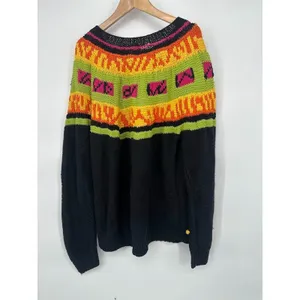 Vintage Tarazzia Design Chunky Whimsical‎ Pom Pom 1990s Sweater Women's Large thumbnail 4