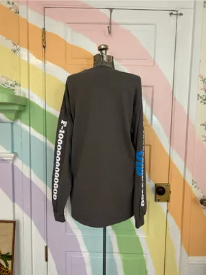 Post Malone F-1 Trillion Country Album Long Sleeve Graphic T-Shirt Sz L 👽💛 thumbnail 3