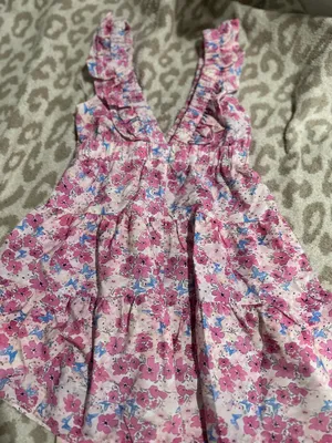 Floral ruffle dress Pink Size XS thumbnail 5