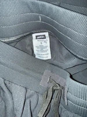 REI women’s S pull on Dark Gray Drawstring Jogger Pants pockets toggle thumbnail 8