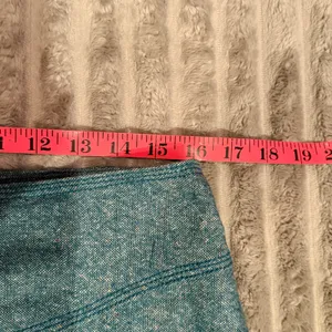 Ann Taylor Loft Teal Blue Wool Silk Blend Tweed Flared A-Line Skirt Size 10 thumbnail 4