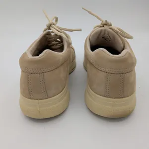 ECCO Flexzone Beige Leather Walking Sneakers Womens EU 38 US 7-7.5 Lace Up‎ Tan thumbnail 5