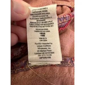 Free People Rosewood Linen Blend Moto Jacket‎ Size XS thumbnail 9