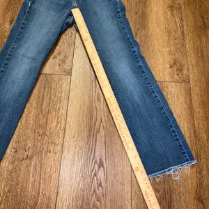 Levi's Classic Bootcut Jeans Medium Wash Raw Hem Womens Size 4 27x29 thumbnail 4