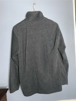 Louisiana Ragin Cajun’s Weatherproof Gray Quarter-Zip Pullover Small thumbnail 5