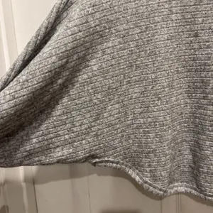 Pilcro Anthropologie‎ Mock Neck Cropped Ribbed Sweater Heather Gray XXS Batwing thumbnail 5