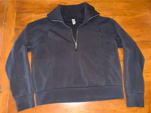 Women’s spanx quarter zip sz M thumbnail 1