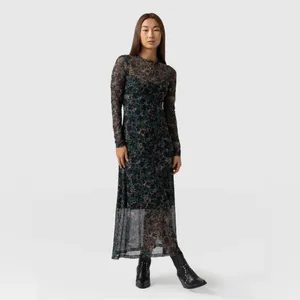 NWT Saint + Sofia Runway Mesh Dress in Green Twilight Floral Size US12‎ thumbnail 2