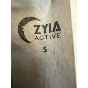 Zyia Active Gray Space Dye Grid Bra Layered Strappy Sports Bra Small S thumbnail 6