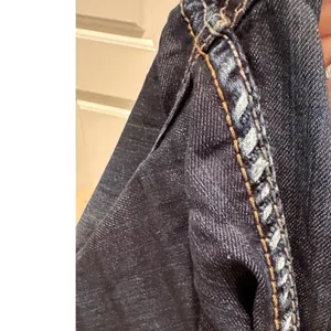 Silver Jeans Co Frances 18" Slim Bootcut Dark Wash Denim Jeans 25 Western Grunge thumbnail 10