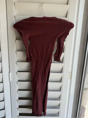 POSTER GIRL Miranda Lace Cutout Mini Dress in Brown thumbnail 6