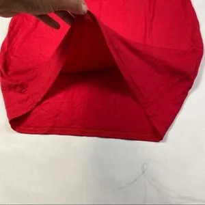 MiSSGUIDED Red‎ Basic Jersey Mini Skirt thumbnail 3