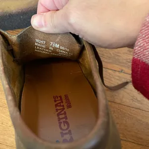 Clarks Wallabee Brown Leather Low Lace Up - Size 7.5 thumbnail 9