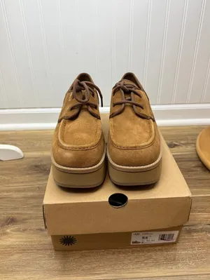 UGG Women's Cityfunc Chestnut Lace-Up Platform Shoes - Size - 9.5 thumbnail 10