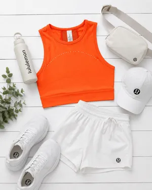 Lululemon Orange Tank Top thumbnail 2