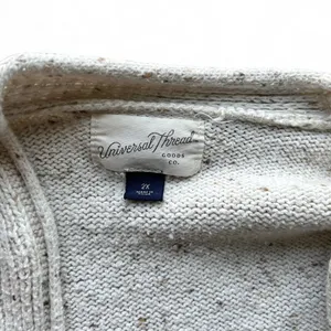 universal thread off white slouchy cardiganl  thumbnail 5