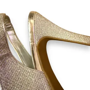 Worthington Dayne Silver Metallic Peep Toe Stiletto Heels‎ Sz 6.5 thumbnail 10