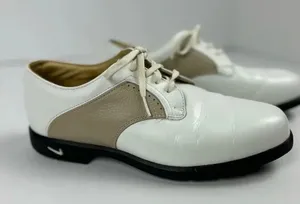 NIKE GOLF Women’s‎ "Verdana Last" Nike Air Comfort Leather Golf Shoes- Size 8 thumbnail 1