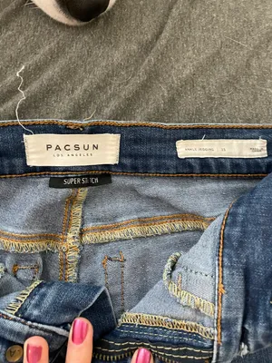 Skinny Blue Jeans thumbnail 4