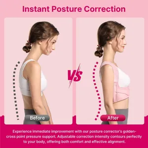 Boutique Posture Corrector for Women: Adjustable Lightweight Upper Back Brace thumbnail 3