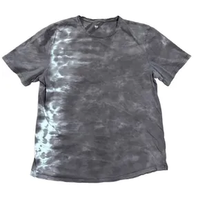 Paige‎ gray white tie dye tee shirt womens L thumbnail 1