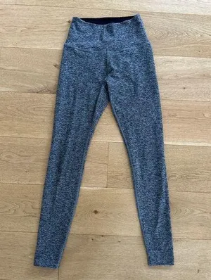 Beyond Yoga - High Waist Leggings in Gray & Black thumbnail 1